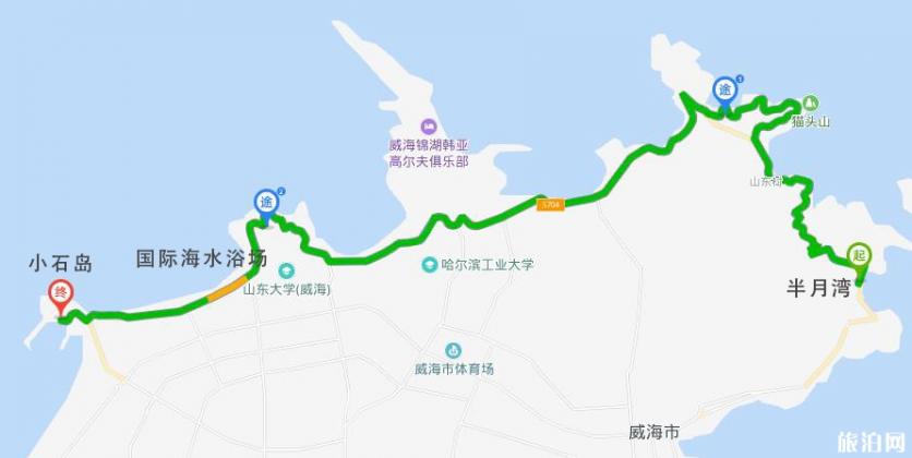威海自驾推荐线路 威海自驾推荐线路