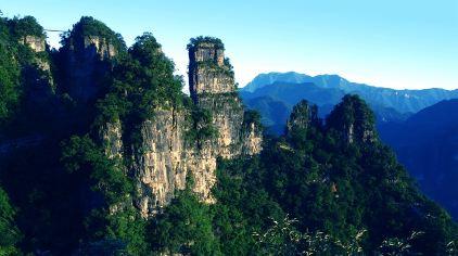 柴埠溪大峡谷导览图 柴埠溪大峡谷导览图