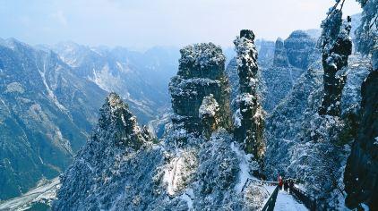 柴埠溪大峡谷导览图 柴埠溪大峡谷导览图