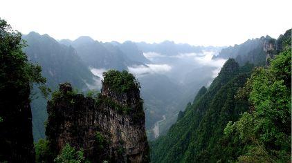 柴埠溪大峡谷导览图 柴埠溪大峡谷导览图