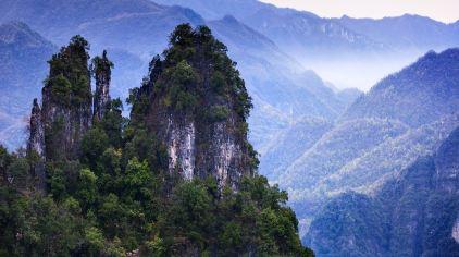 柴埠溪大峡谷导览图 柴埠溪大峡谷导览图
