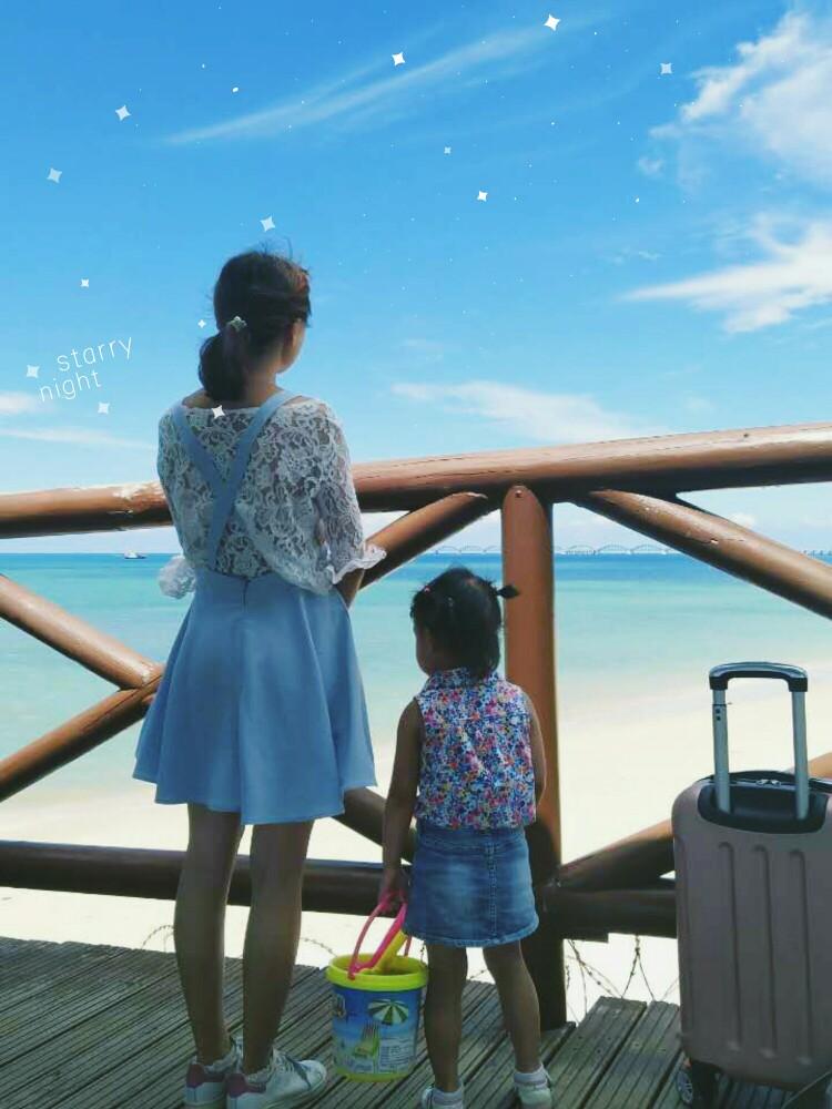 北海涠洲岛美女妈妈女儿母女游记 北海涠洲岛美女妈妈女儿母女游记